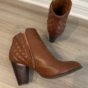 Brown booties | Lightly worn | excellent condition | size 8
